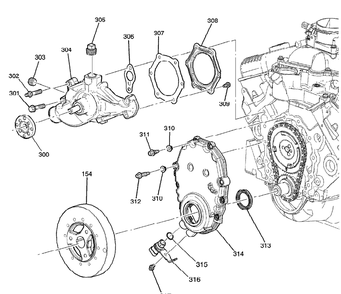 Engine Group - Front Cover Diagram and Parts List for 076160-05  Briggs and Stratton Generator